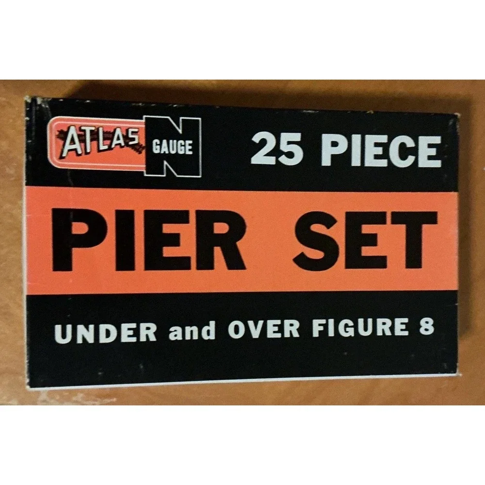 ATLAS  25 Pc Pier Set, Under And Over Figure 8‎ Layout #2541